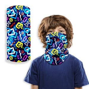 Kids 2-Layer Reusable Kids Face mask Full Color Bandana