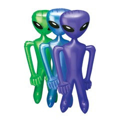 18" Inflatable Alien