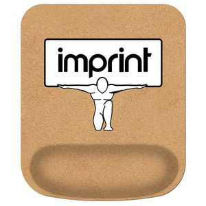 Cork Mouse Pad with Wrist Support Rest