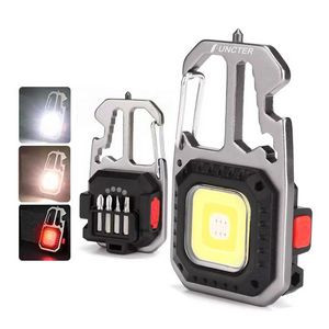 Multi-function Camping Flashlight Survival Kit Resqme Window Breaker Bottle Opener