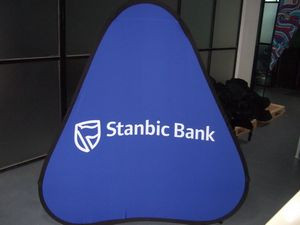 Triangle Pop Screen a-Frame Double Banner 47"x47"