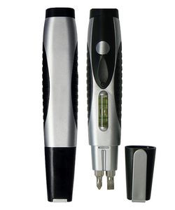 3-in-1 Multi-Tool - Screwdriver - Level and LED Flashlight with 1-Color Logo