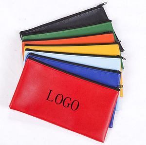 Leather Storage Bag With Zipper