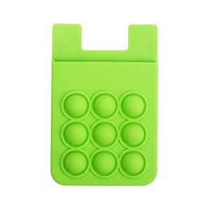 Push Pop Bubble Silicone Phone Wallet