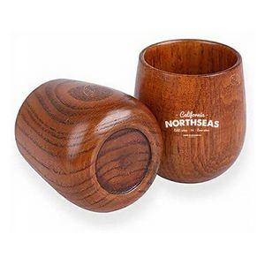 Wooden Tea Cup Water Coffee Mug
