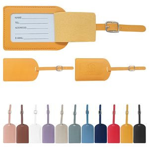 PU Leather Luggage Tag