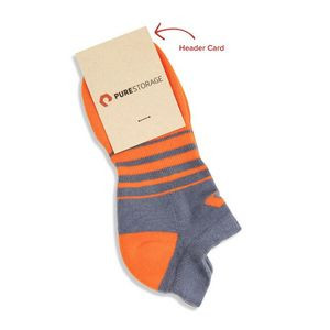 Custom Knit Cotton Ankle Athletic, Performance, and Sports Socks