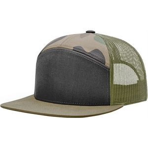 Richardson 168 7-Panel Trucker Cap w/Full Color Imprint