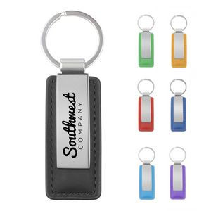 PU Leather Metal Keychain