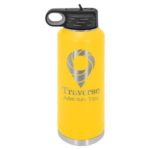 Polar Camel 40oz Yellow Stainless Steel Water Bottle