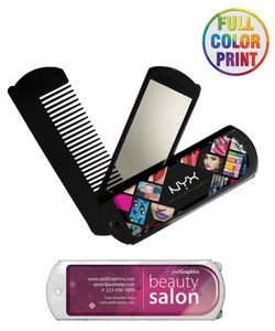 Oblong Travel Mirror/Comb Set