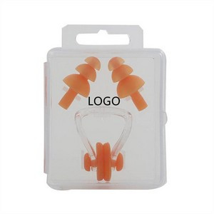Swimming Nose Clip Earplugs Set