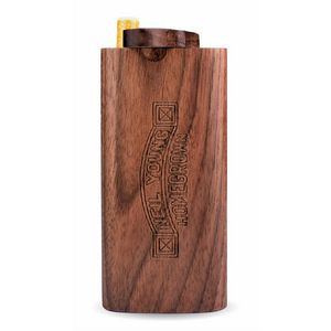 Walnut Wood Dugout One Hitter With Cleaning Rod