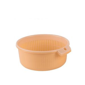 Double-layer vegetable sink plastic drain basket