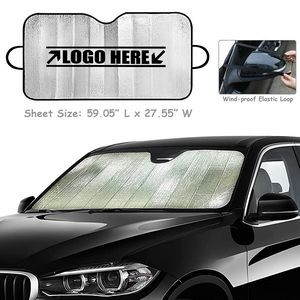 Foldable Foil Car Front Window Sun Shade (150x70cm)