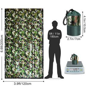 Mini Sleeping Bag In Drawstring Bag
