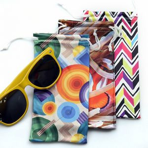 Drawstring Eyeglasses Microfiber Soft Pouch Case