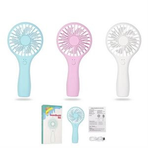 Rechargeable Mini Handheld Personal Fan, Battery Operated