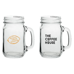 16 oz Mason Jars with Handles