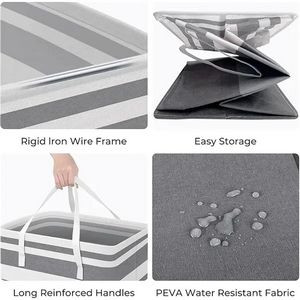 Waterproof Freestanding Laundry Hamper 75L
