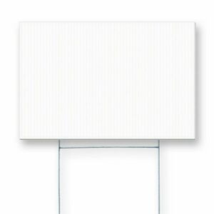 Corrugated Vinyl Yard Sign (12"x18") Screen Print