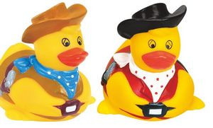Rubber American Cowboy Duck©