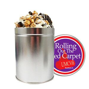 Gourmet Popcorn Tin (Quart) - Cookies & Cream Popcorn
