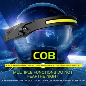 Silicone Waving Sensor Led Headlamp