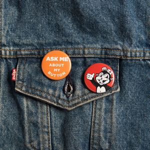 1.5" Round Full Color Button with Pin Backing