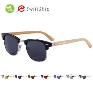 Aviator Semi-Rimless Frame Sunglasses