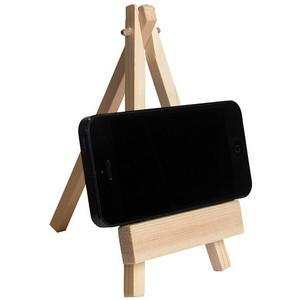 Wooden Easel Phone Holder