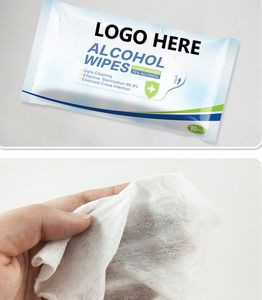 Single Alcohol Sanitizers Wipes