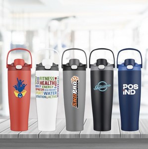 PRESSLIFT - 40 oz Stainless Steel Vacuum Tumbler with Carry Handle