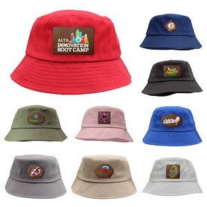 Seeker Bucket Hat, Leather Patch - Full Color Digital
