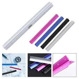Laser Engraved Triangular Scale Ruler