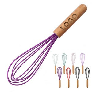 Silicone Whisk With Wooden Handle