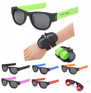 Folding Flexible Polarized Wristband Sunglasses