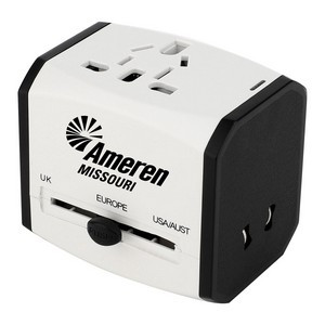 4000mAh Multi Functional Travel Charger with two USB and one USB-C