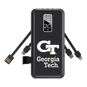 10000mah Portable Power Bank with Built in 4 Cable & Stand