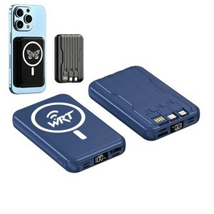 10000 mAh MagSafe Wireless Power Bank with Digital Display Screen
