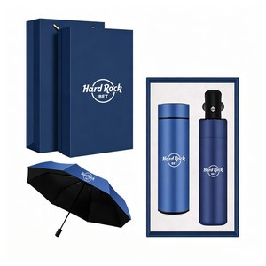 Promotional Thermos & Umbrella Gift Set