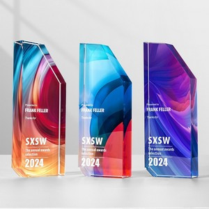 Colorful Crystal Trophy