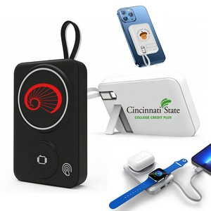 15W Magnetic Wireless Charging Power Bank (10000mAh)