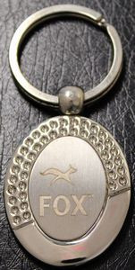 Metal Key Chain w/ Logo Laser Engraved
