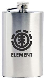 5 Oz. Slim Stainless Steel Hip Flask w/ Hinged Cap