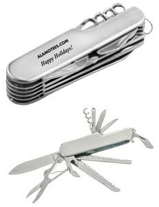 14-in-1 Multi Function knife With Black Pouch
