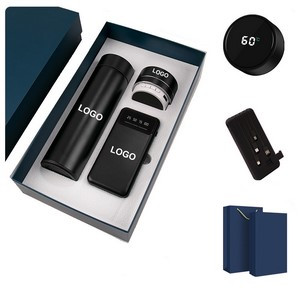 Executive 3-in-1 Tech Gift Set – 16.9oz Tumbler, Power Bank & Bluetooth Speaker