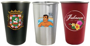 Single Wall Stainless Steel Pint Cup