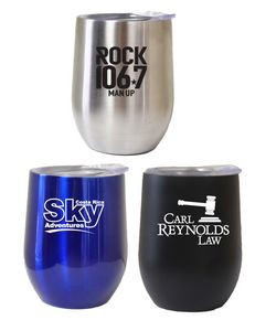 12 Oz. Double Wall Stainless Steel Vacuum Insulated Wine Cup