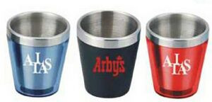 2 Oz. Shot Cup w/ Stainless Steel Interior